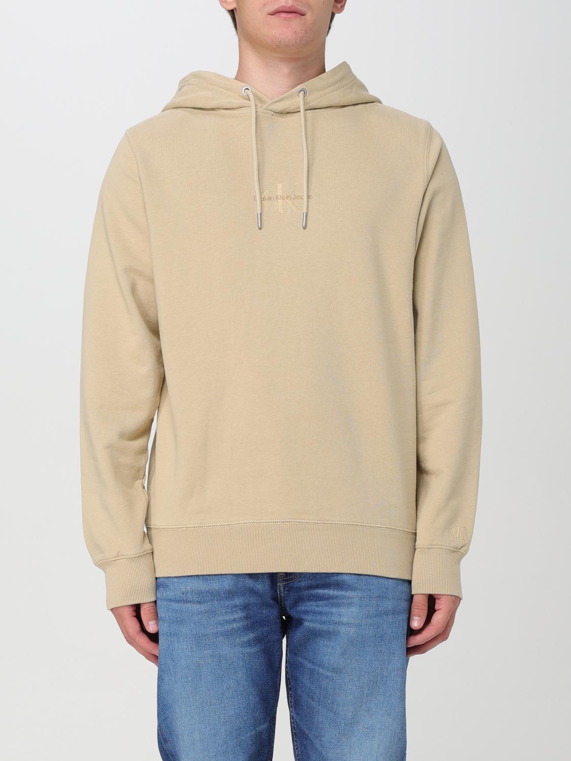 CALVIN KLEIN SWEATSHIRT CALVIN KLEIN MEN COLOR KAKI F84561030