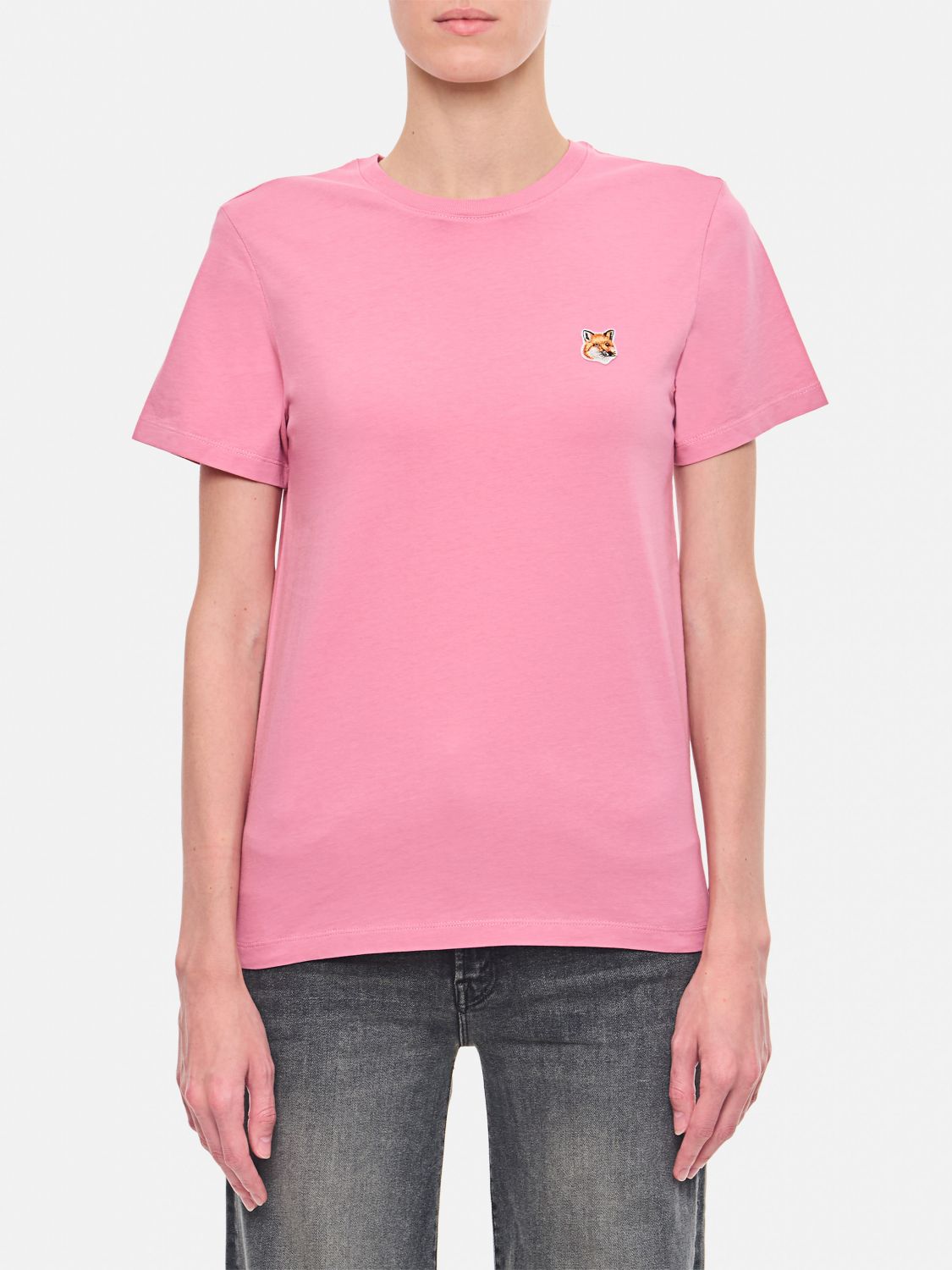 Shop Maison Kitsuné T-shirt  Woman Color Pink