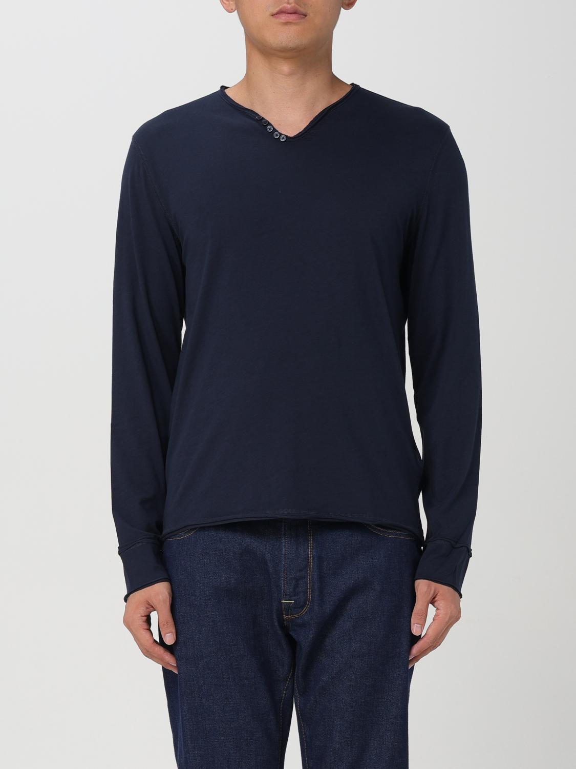 Shop Zadig & Voltaire Sweater  Men Color Ink In Tinte