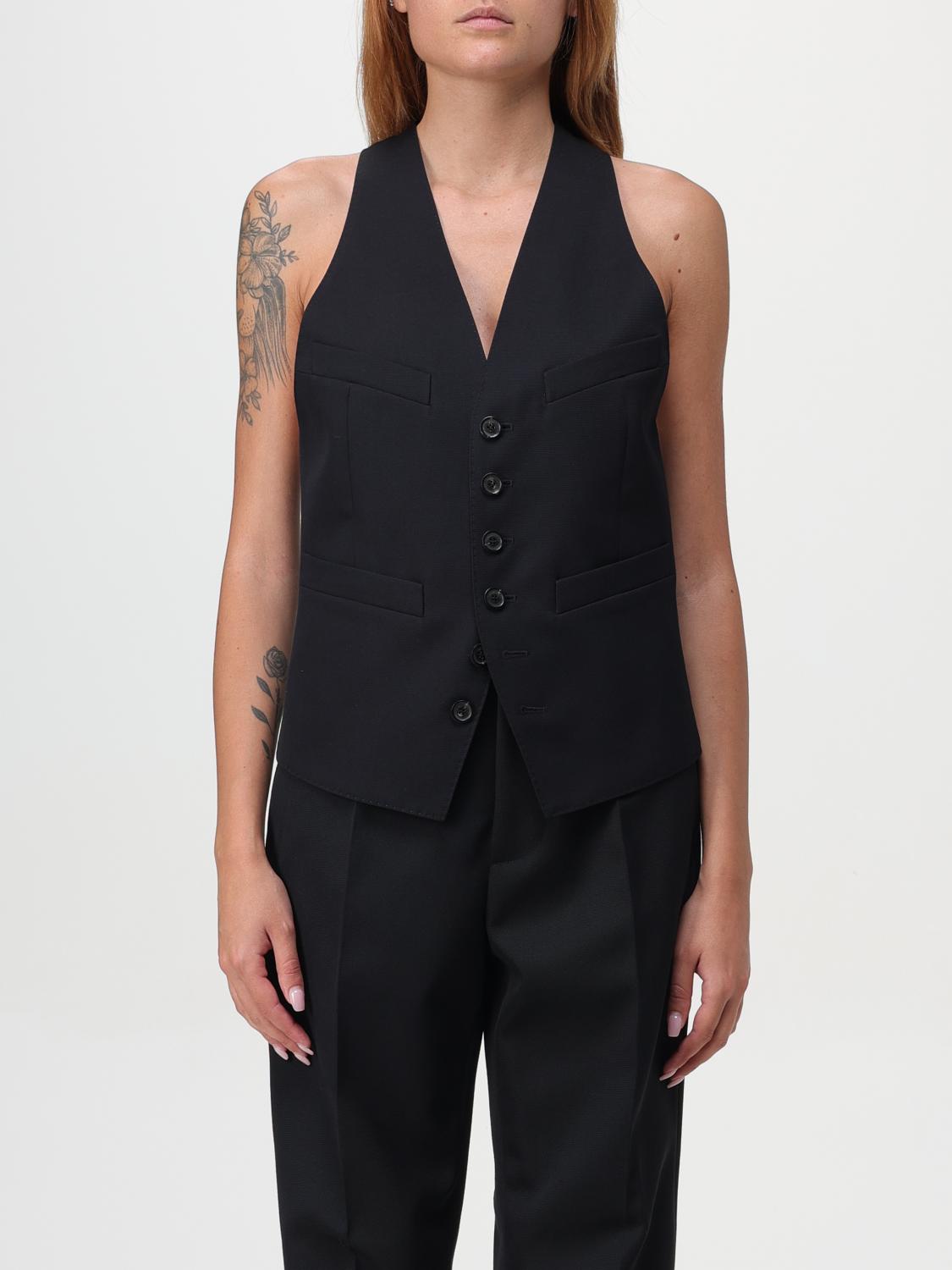 Waistcoat DSQUARED2 Woman color Black