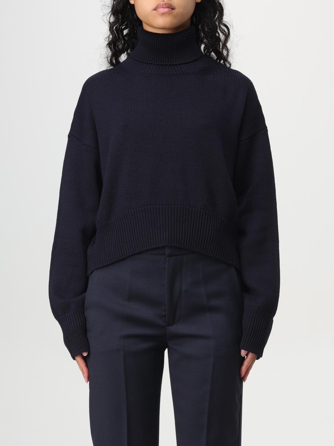 Shop Dondup Sweater  Woman Color Blue In Blau