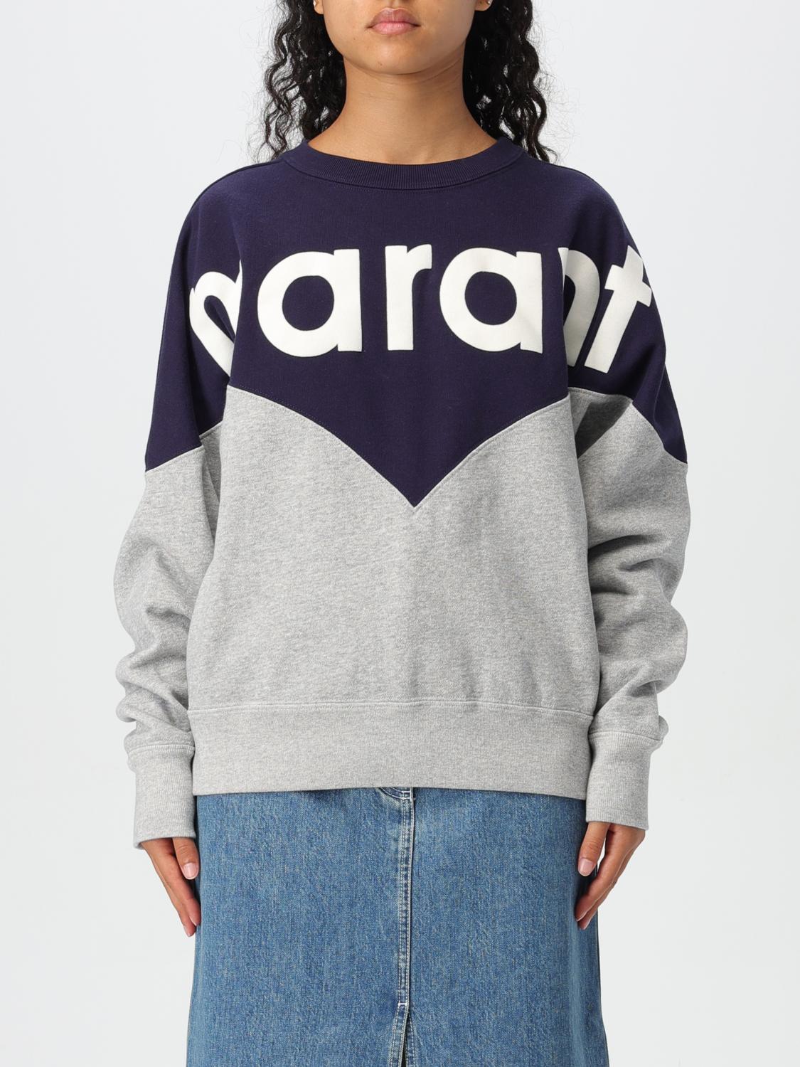 Shop Isabel Marant Étoile Sweatshirt Isabel Marant Etoile Woman Color Navy