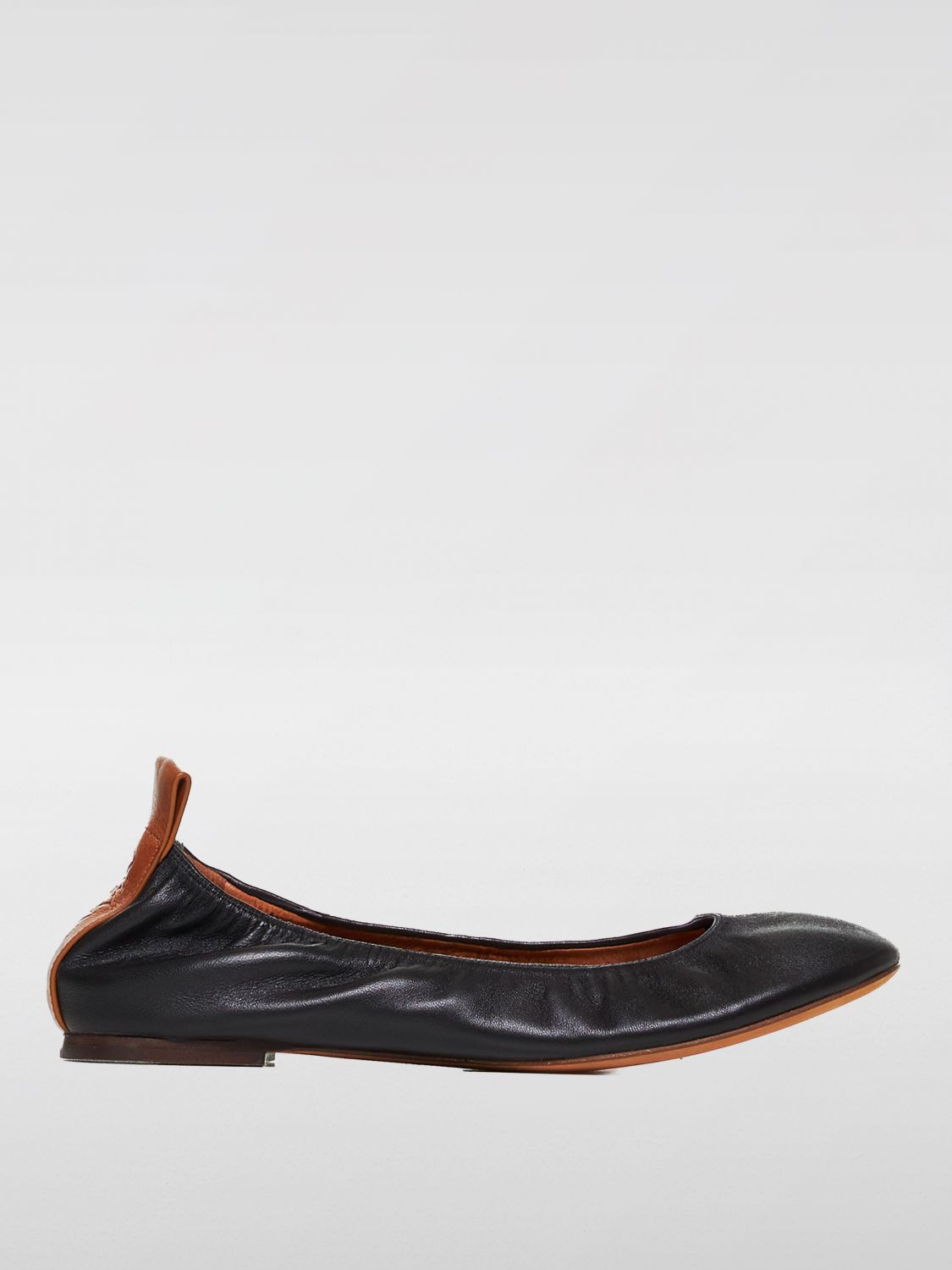 Shop Lanvin Ballet Flats  Woman Color Black In Schwarz