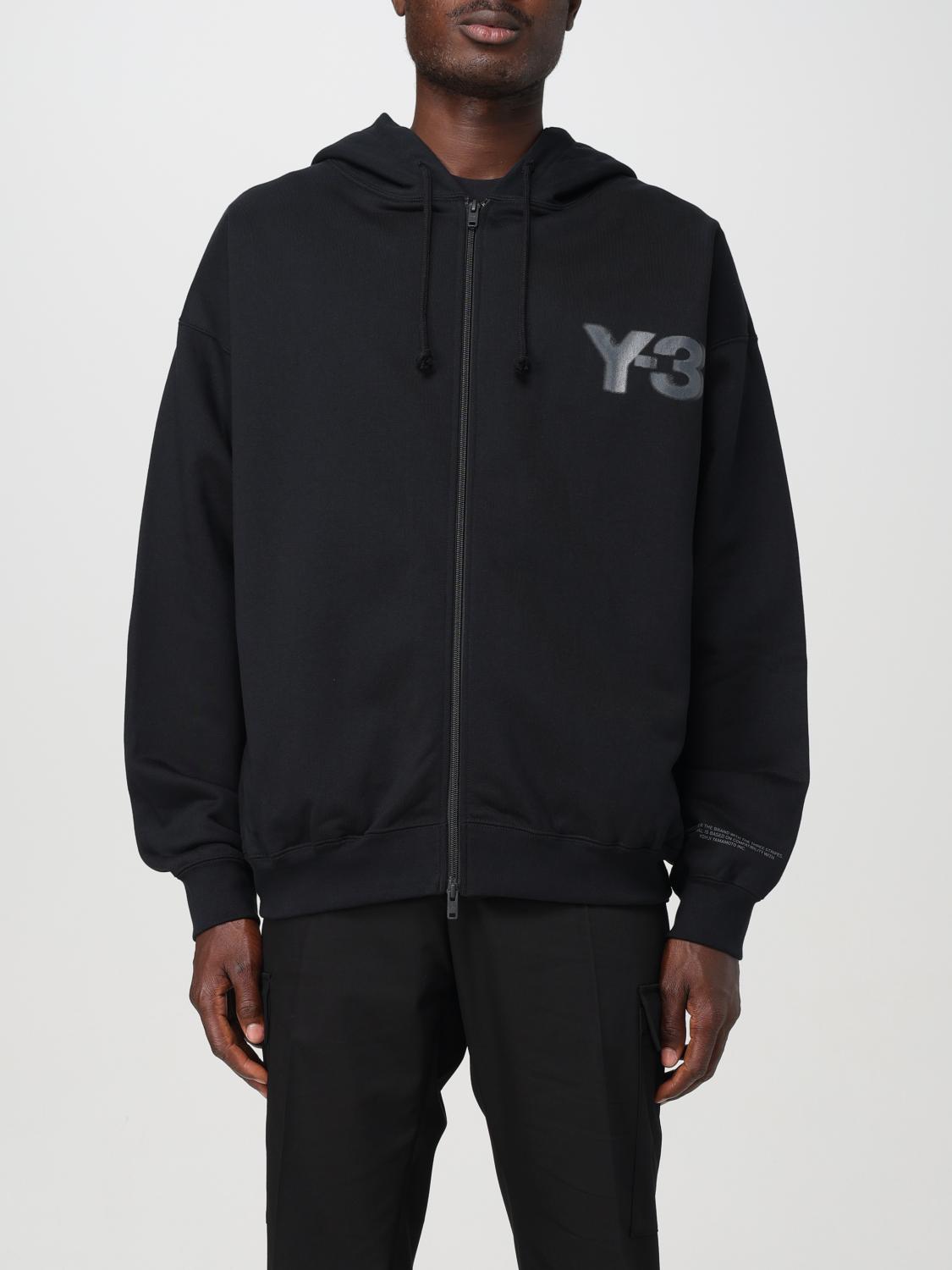 Shop Y-3 Sweatshirt  Men Color Black In Schwarz