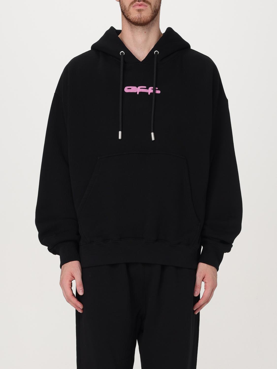 Shop Off-white Sweatshirt  Men Color Black In Schwarz