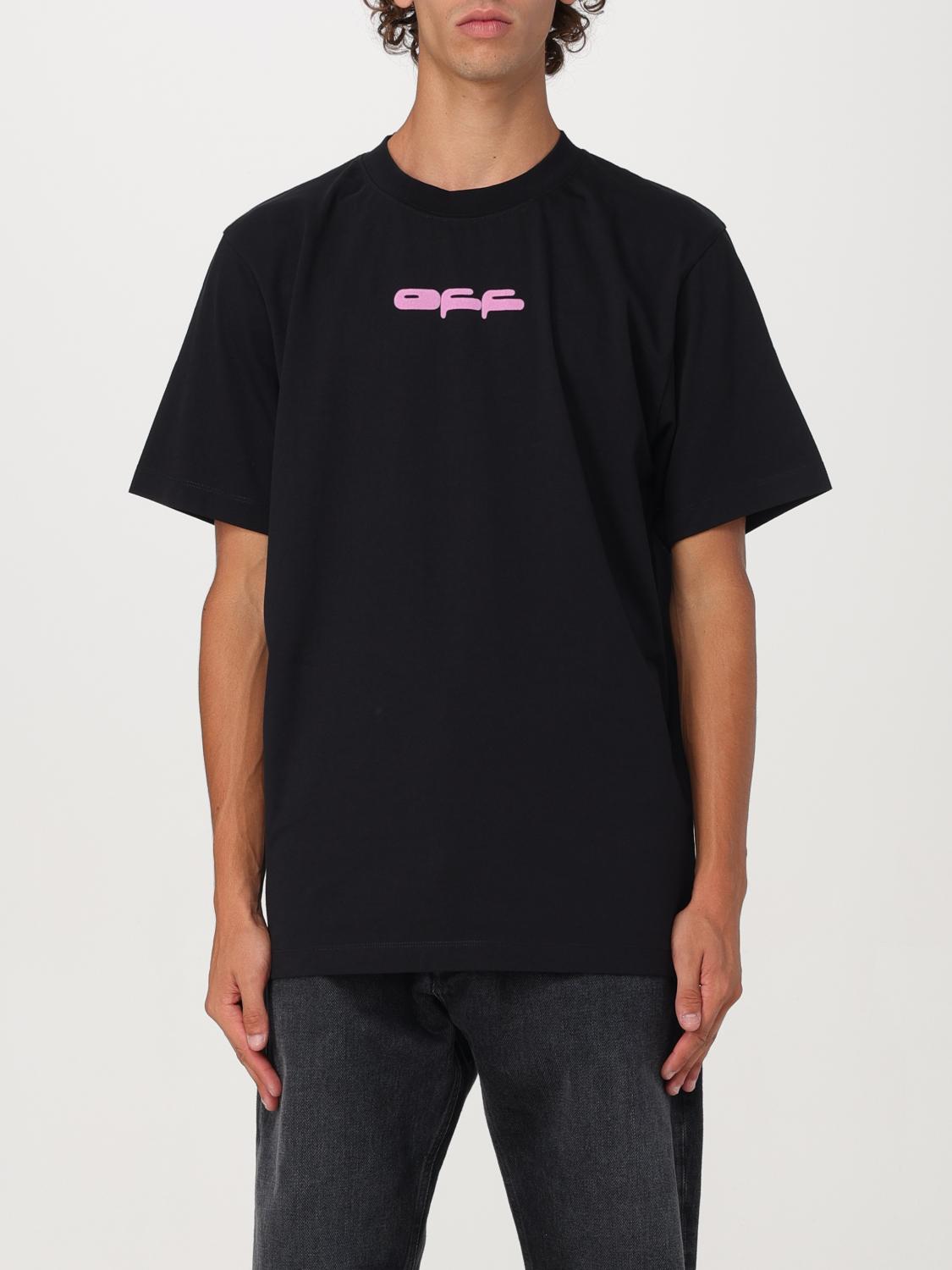 Shop Off-white T-shirt  Men Color Black In Schwarz