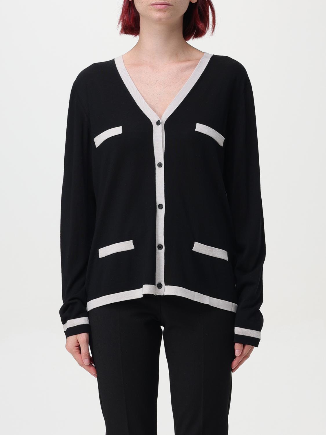 Shop Max Mara Cardigan  Woman Color White In Weiss