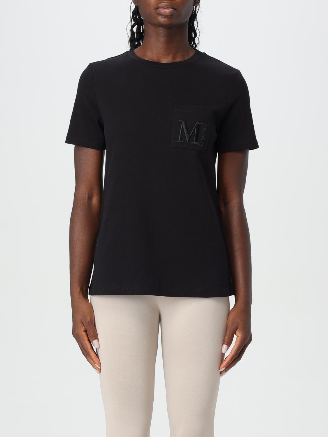 Shop Max Mara T-shirt  Woman Color Black