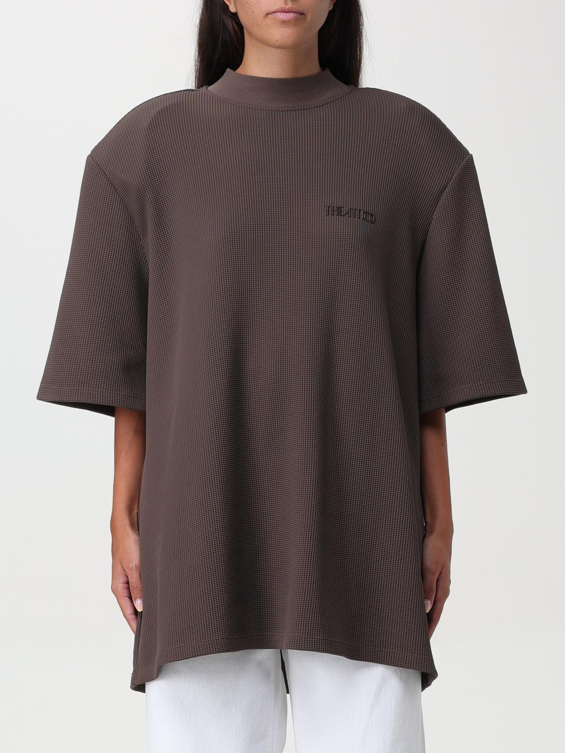 Attico T-shirt The  Woman Color Brown In Braun