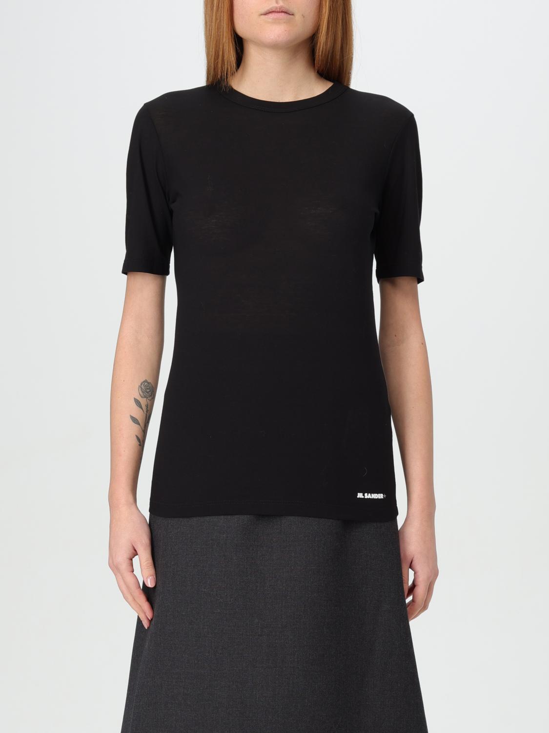 Jil Sander Classic T-shirt In Black