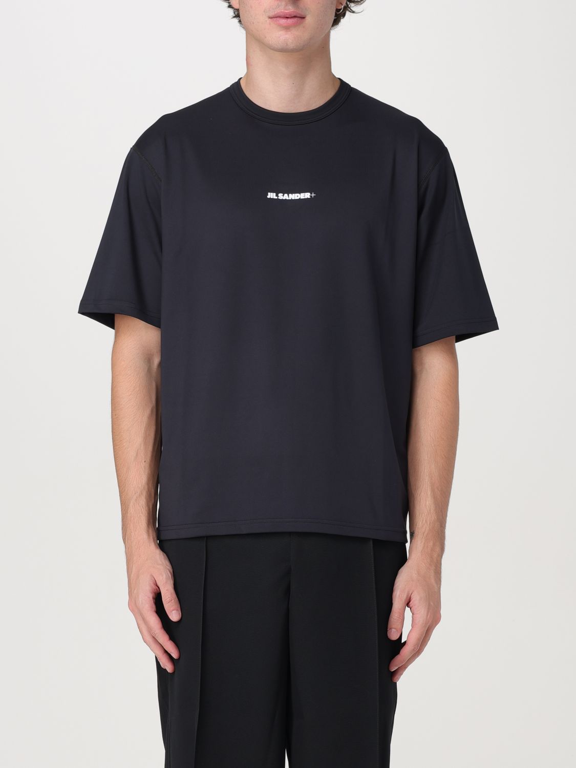 Shop Jil Sander T-shirt  Men Color Black In Schwarz