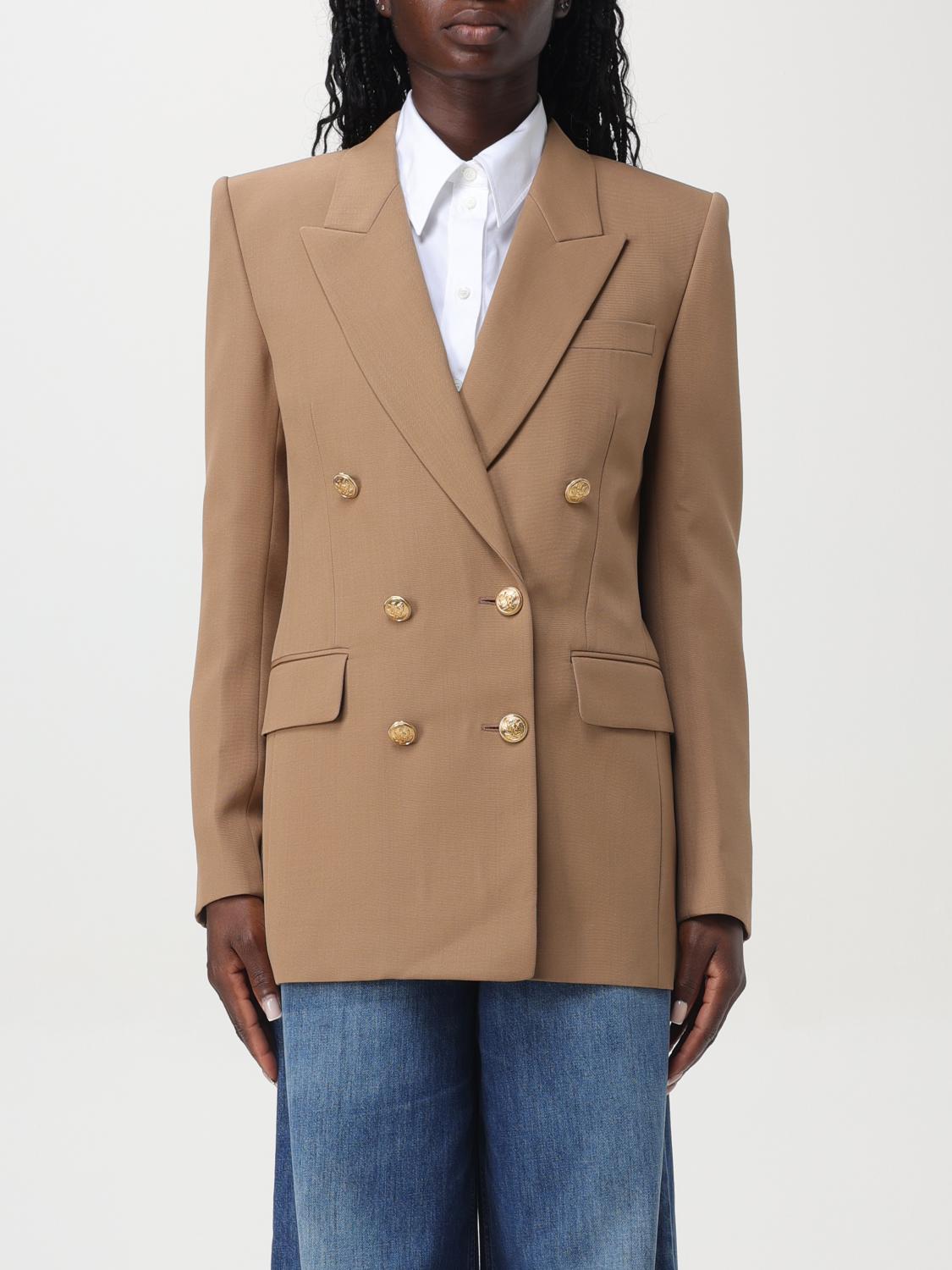 Shop Chloé Blazer  Woman Color Brown In Braun