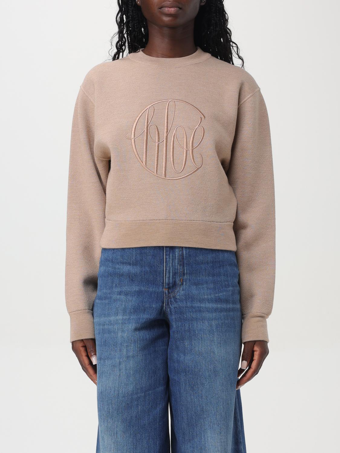 Chloé Sweatshirt  Woman Color Beige In Beige