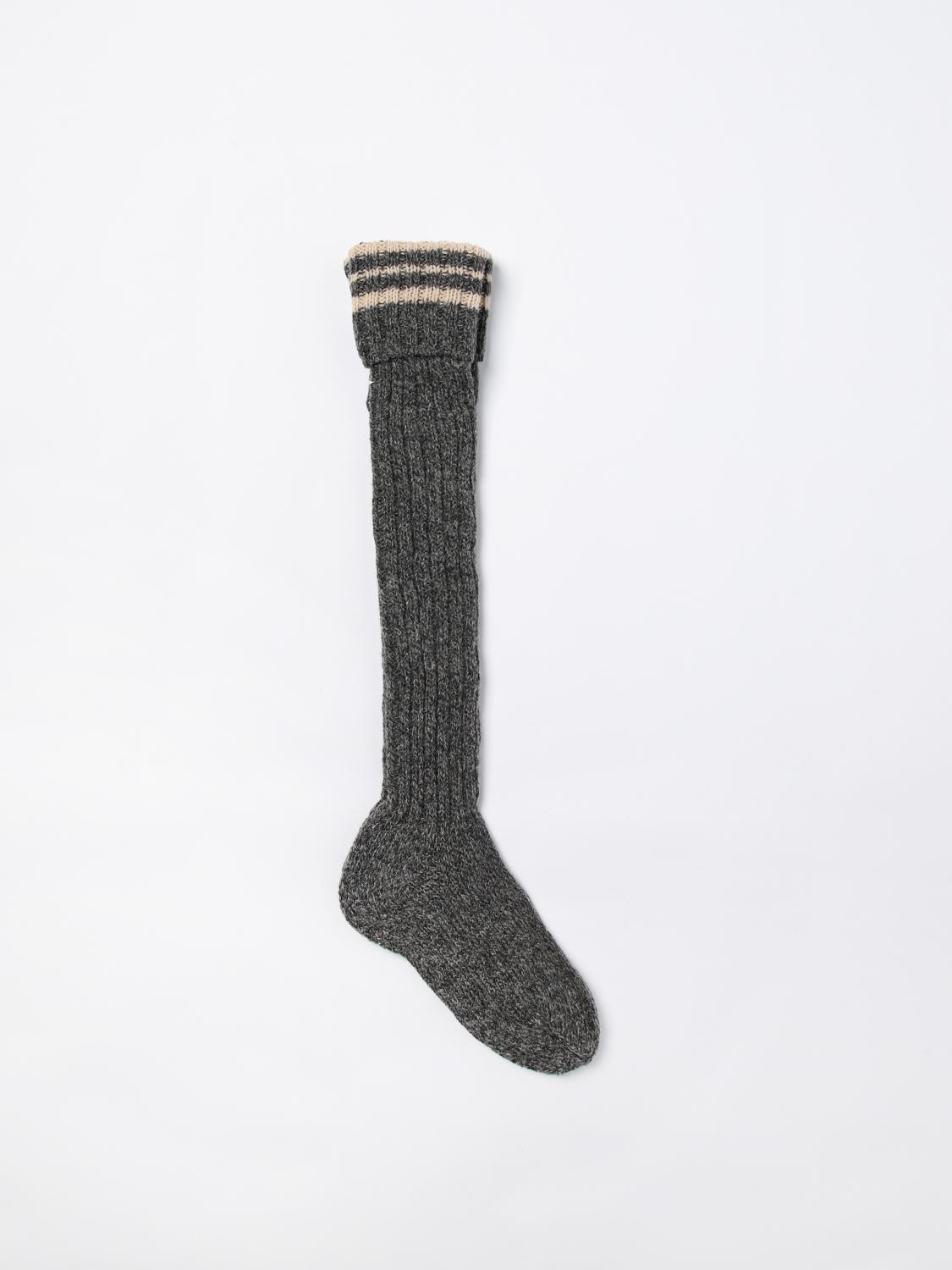 Shop Maison Margiela Socks  Men Color Grey In Grau