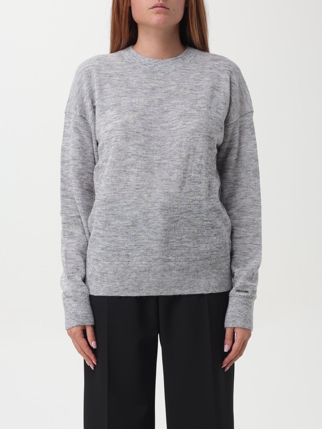 Shop Calvin Klein Sweater  Woman Color Grey In Grau