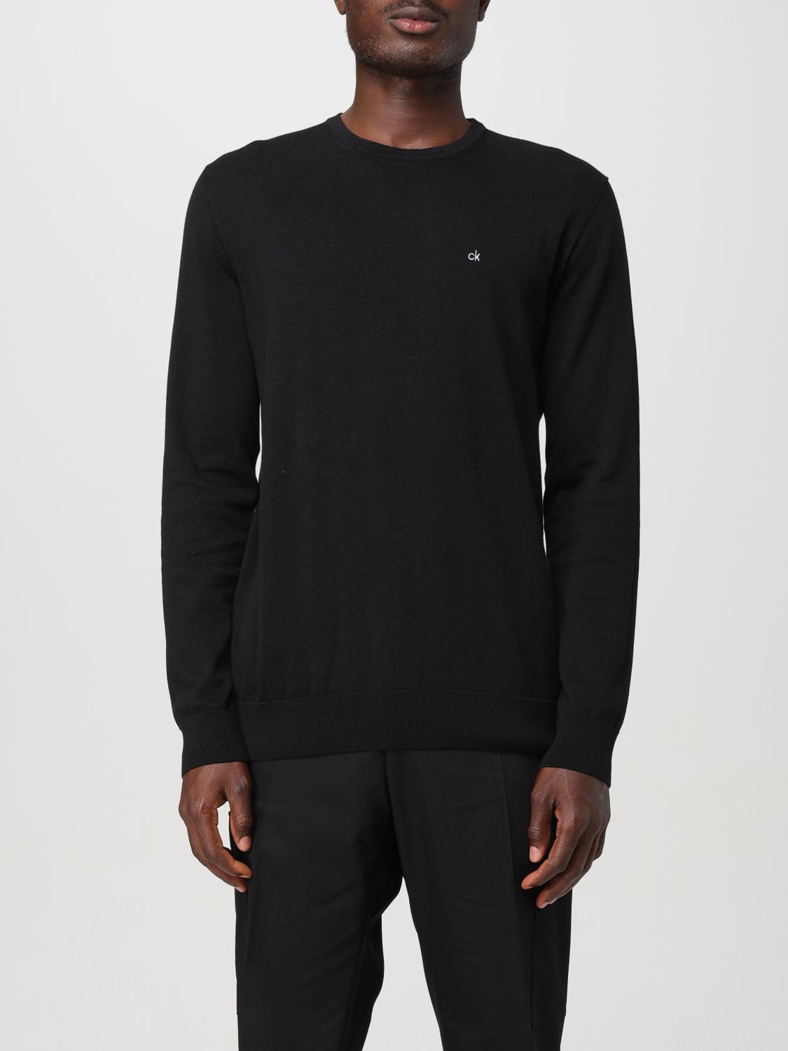 Shop Calvin Klein Sweater  Men Color Black In Schwarz