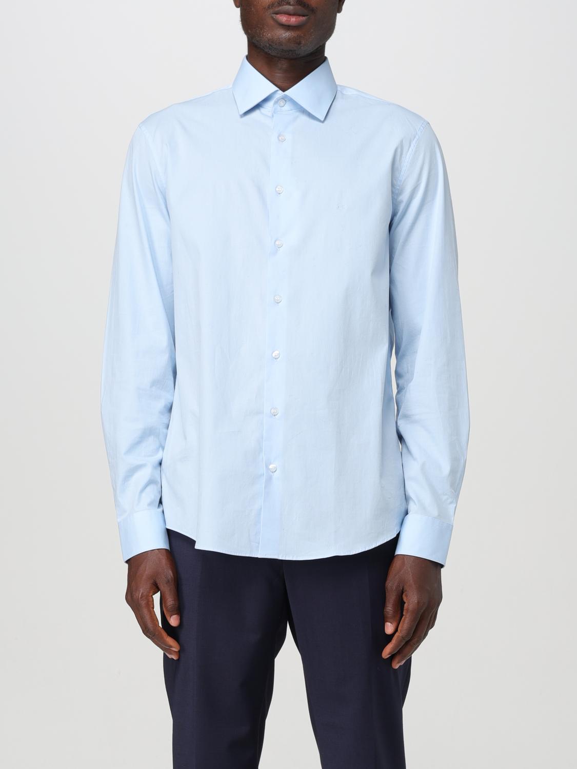 Shop Calvin Klein Shirt  Men Color Blue In Blau