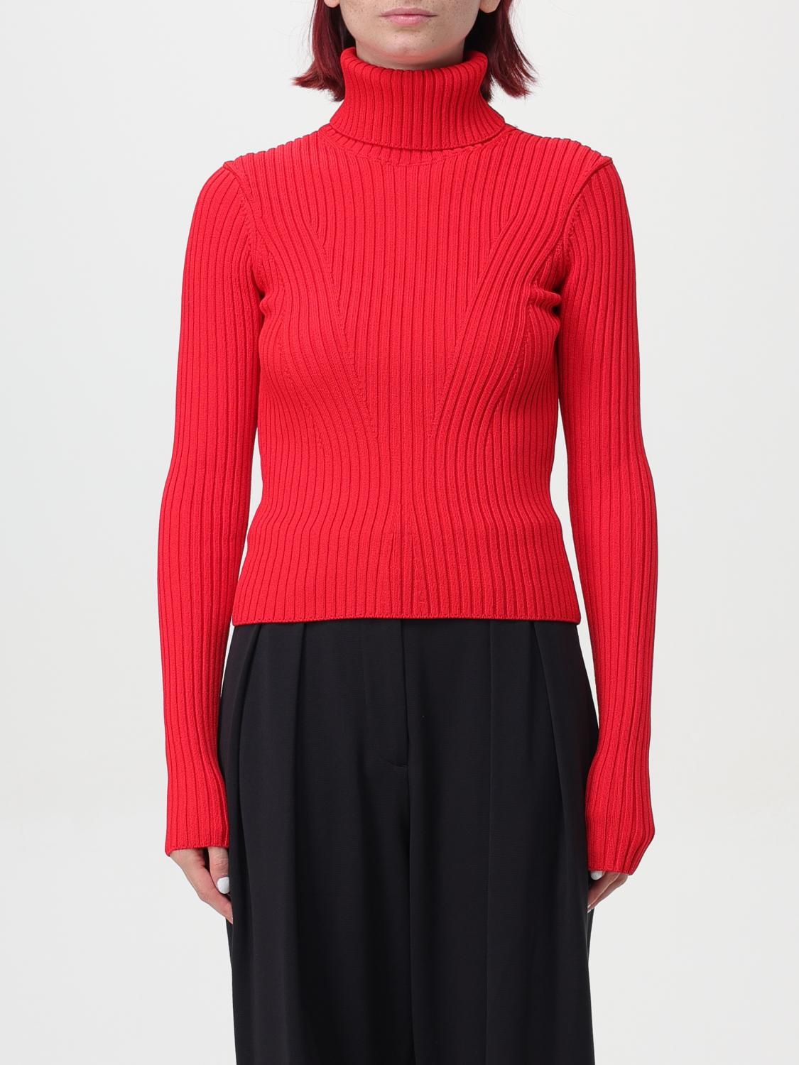 Shop Staud Sweater  Woman Color Red In Rot