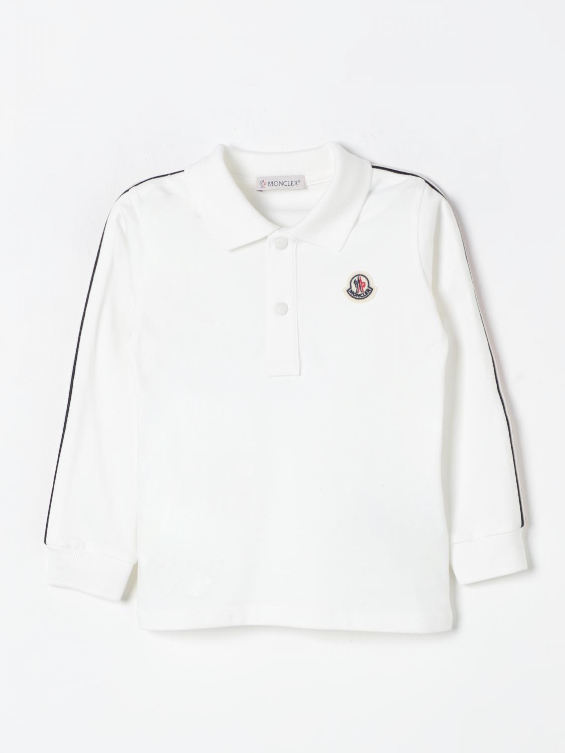 Moncler T-shirt Kinder Farbe Weiss In Weiss