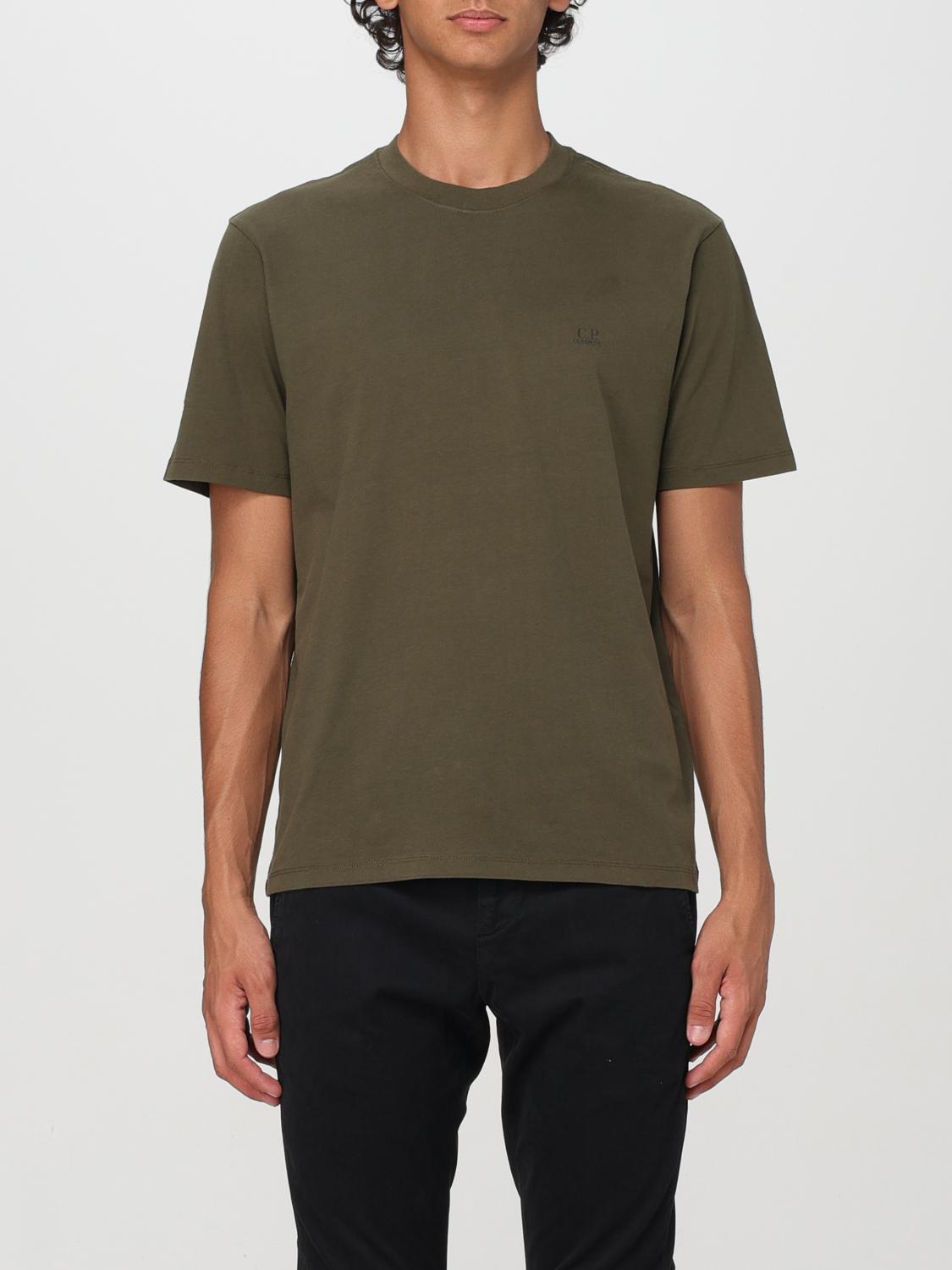 Shop C.p. Company T-shirt  Men Color Green In Grün