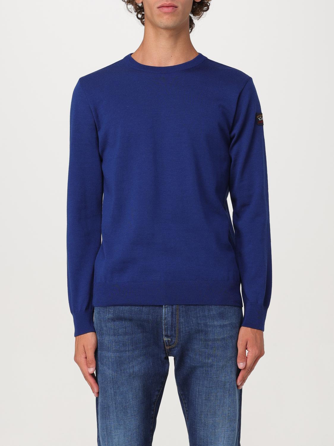 Shop Paul & Shark Sweater  Men Color Blue 1 In Blau 1