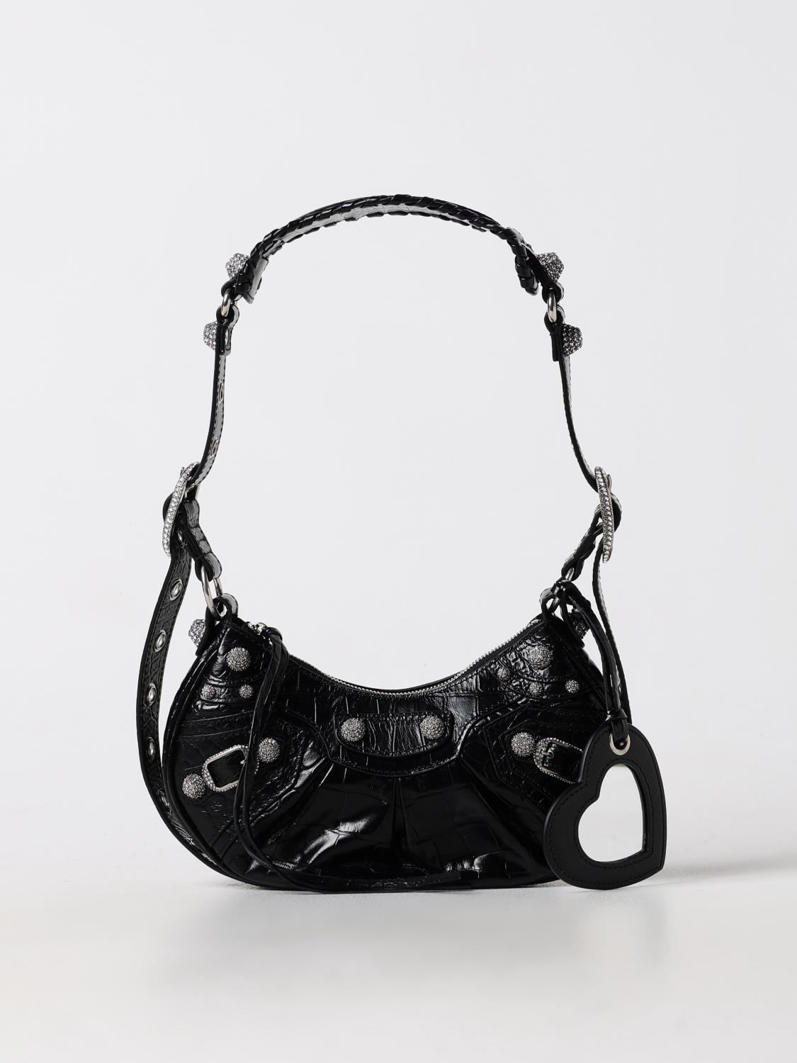 Balenciaga Black Le Cagole Xs Shoulder Bag In Black
