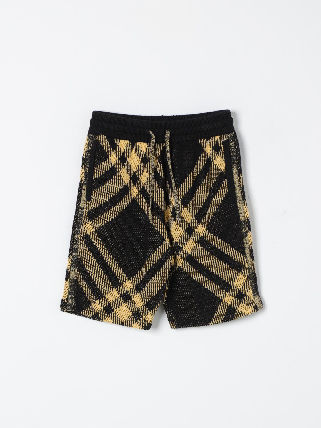 Shop Burberry Shorts  Kids Color Yellow In Gelb