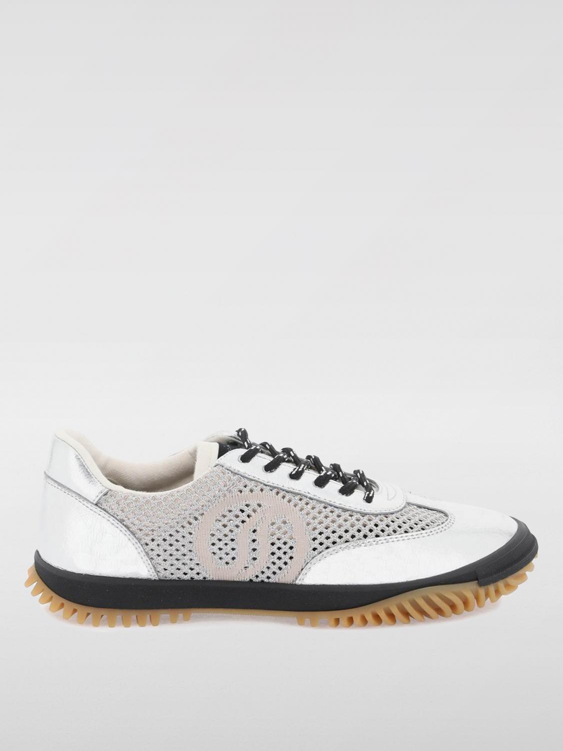 Shop Stella Mccartney Sneakers  Woman Color Grey In Grau