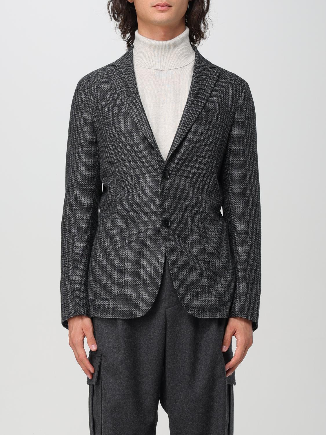 Shop Zegna Blazer  Men Color Navy