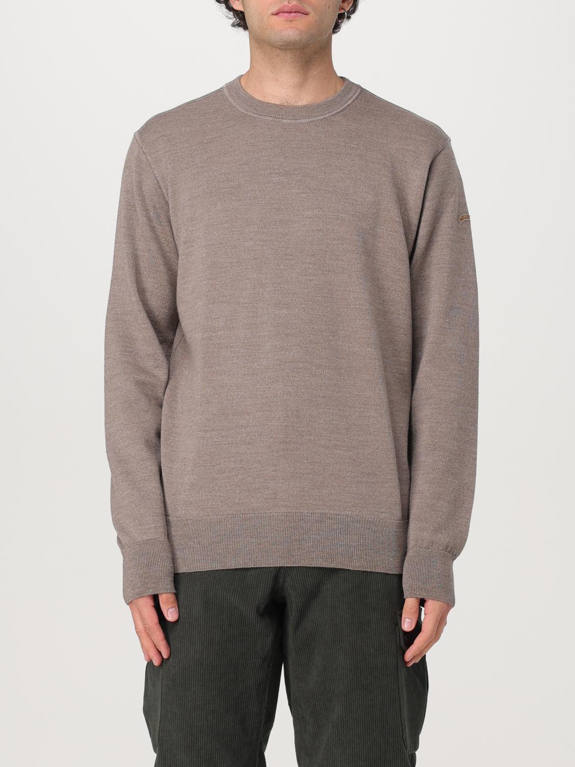 Shop Paul & Shark Sweater Men Color Dove Grey In Taubengrau