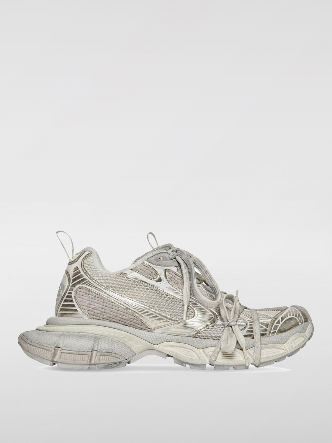 Balenciaga Multicolor Mesh And Rubber 3 Xl Sneakers In Camel