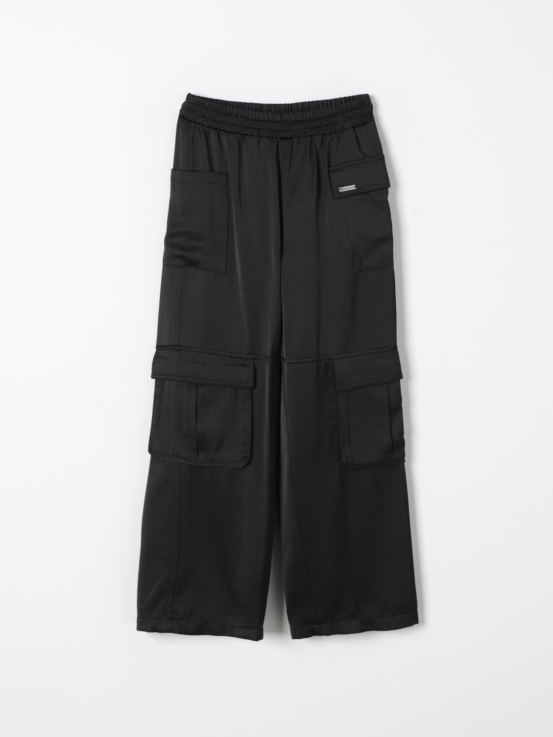 Shop Monnalisa Pants  Kids Color Black In Schwarz