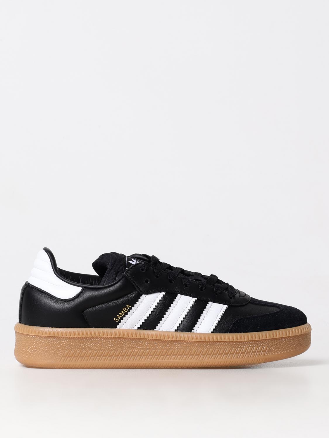 Adidas Originals Samba Xlg Leather Low-top Sneakers In Schwarz