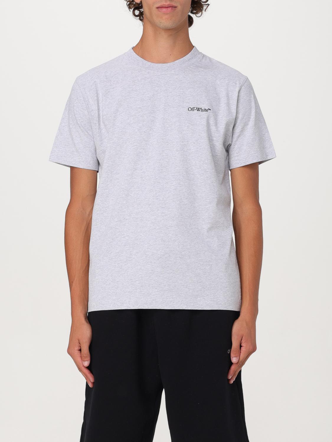 Shop Off-white T-shirt  Men Color Grey In Grau