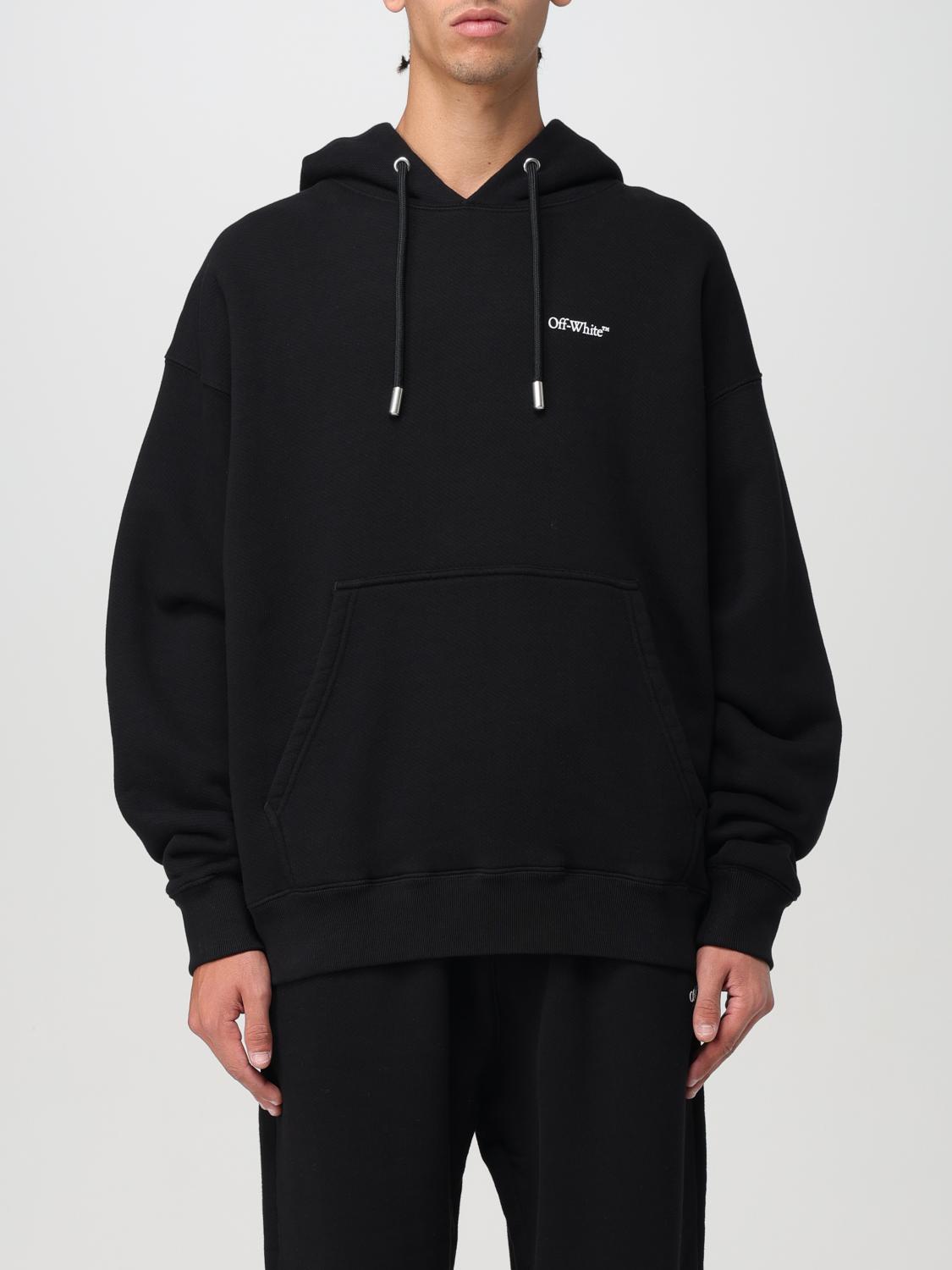 Shop Off-white Sweatshirt  Men Color Black In Schwarz