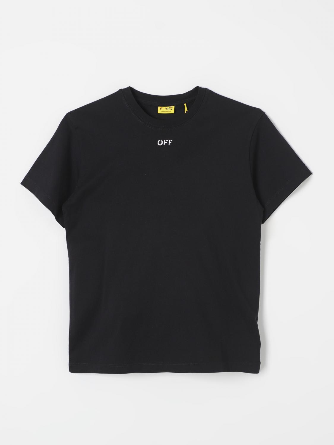 Shop Off-white T-shirt  Kids Kids Color Black In Schwarz