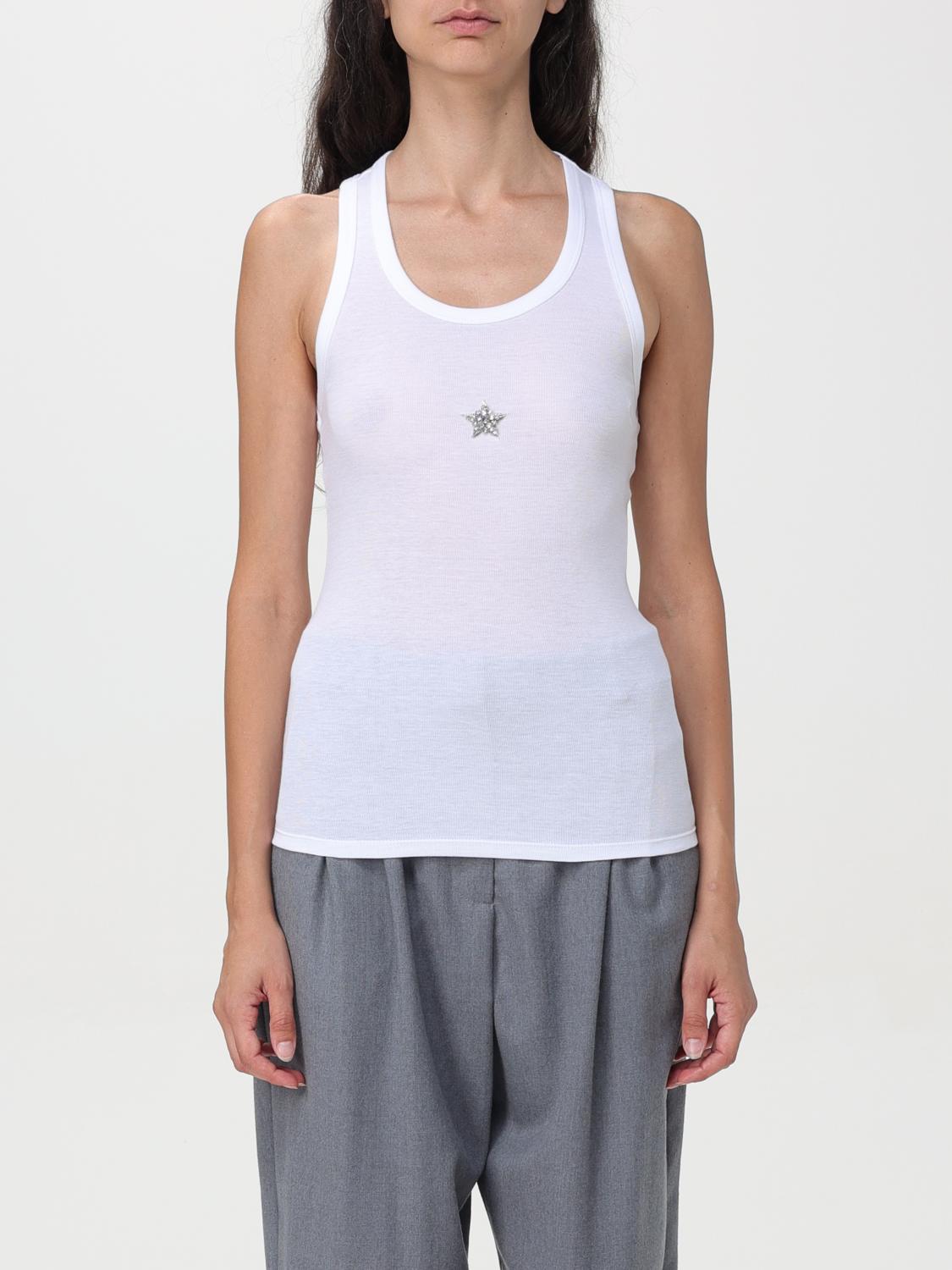 Shop Stella Mccartney Top  Woman Color White In Weiss