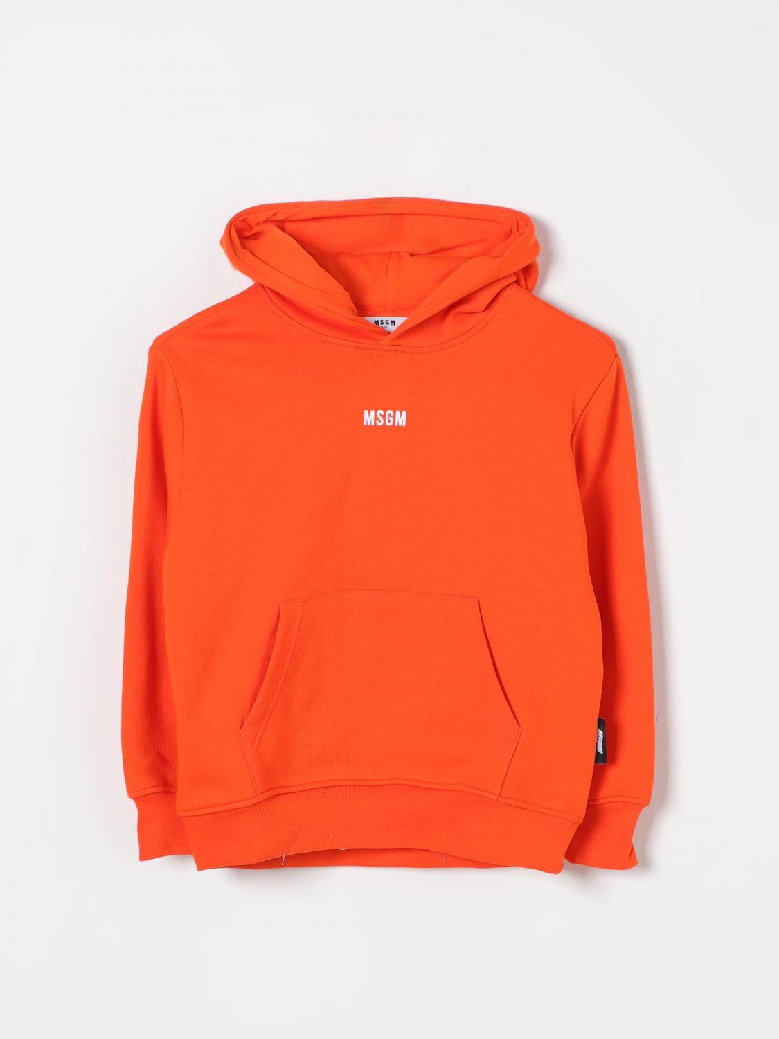 Shop Msgm Sweater  Kids Kids Color Orange