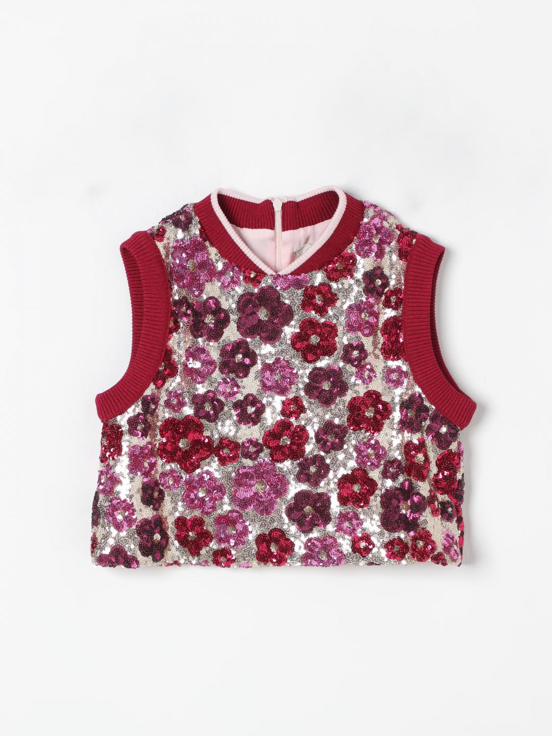 Simonetta Top  Kids Color Fuchsia In Fuchsia