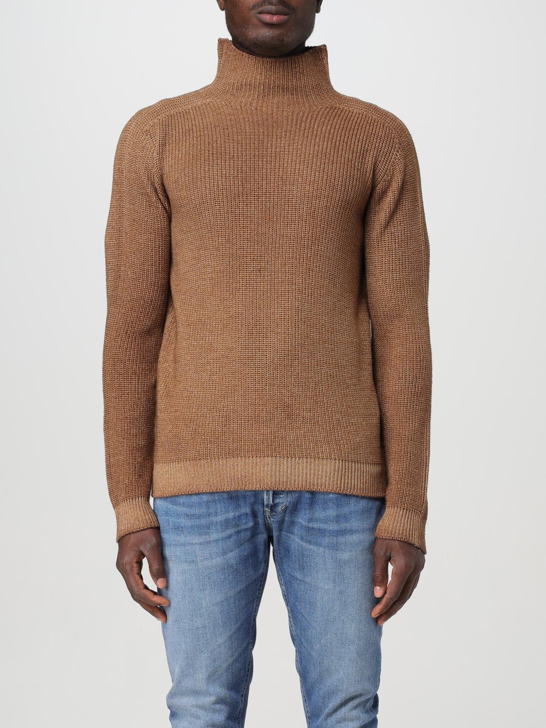 Shop Dondup Sweater  Men Color Brown In Braun