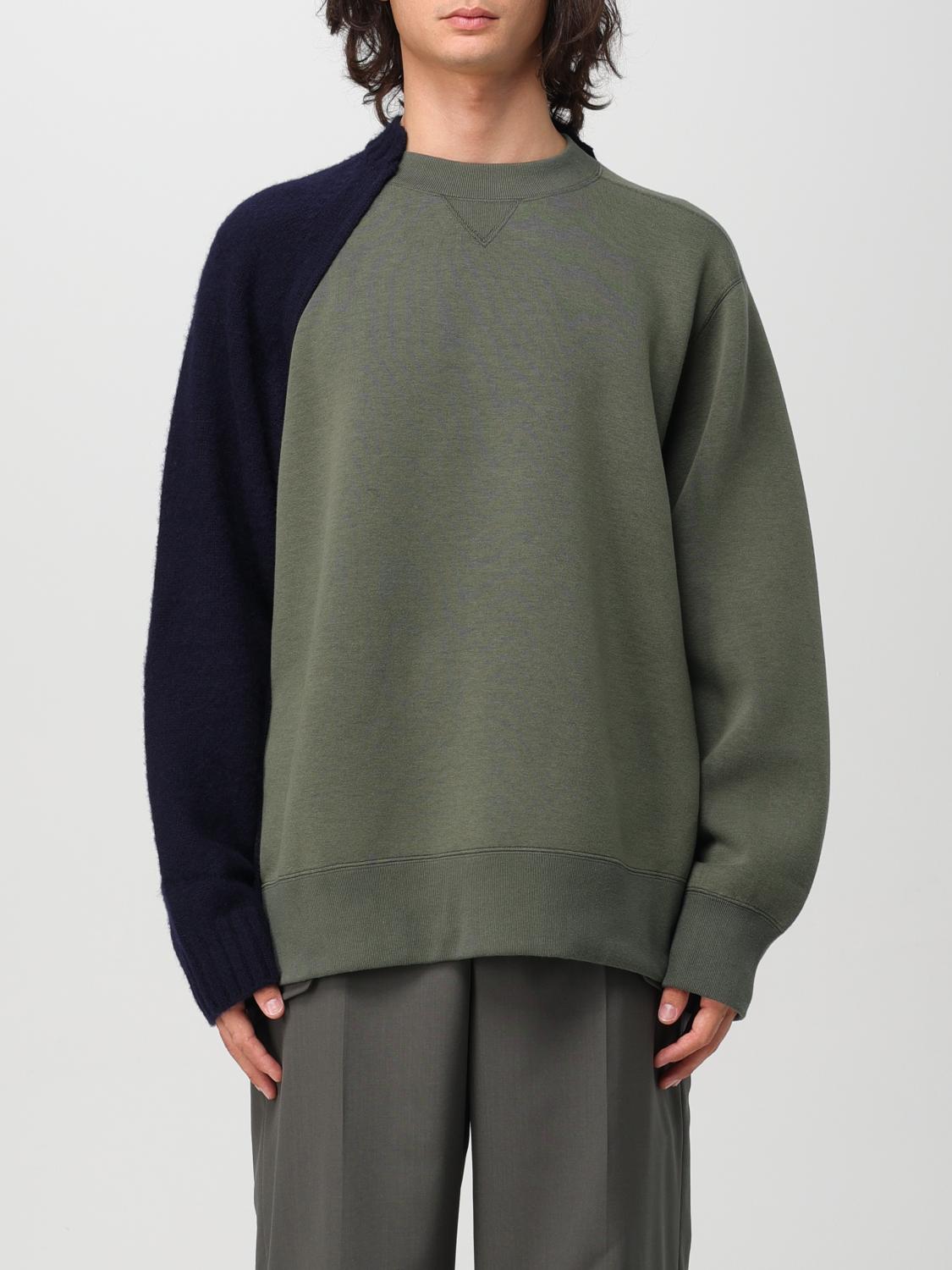 Shop Sacai Sweater  Men Color Kaki