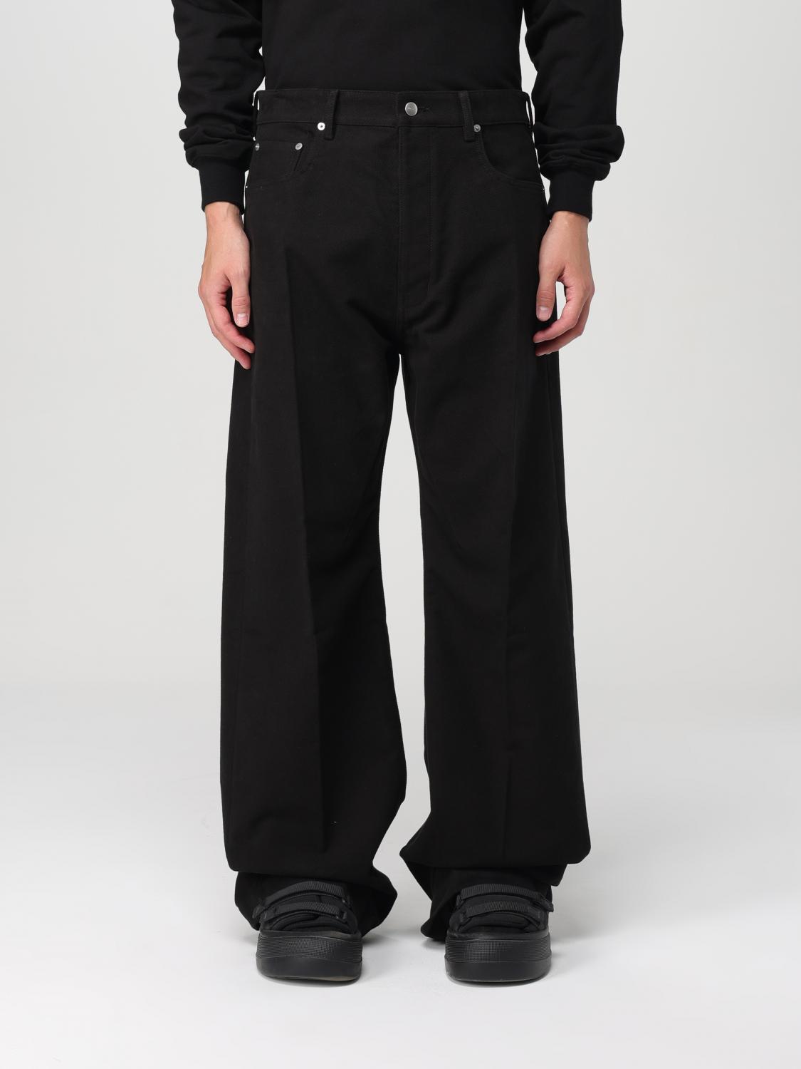 Shop Rick Owens Jeans  Men Color Black In Schwarz