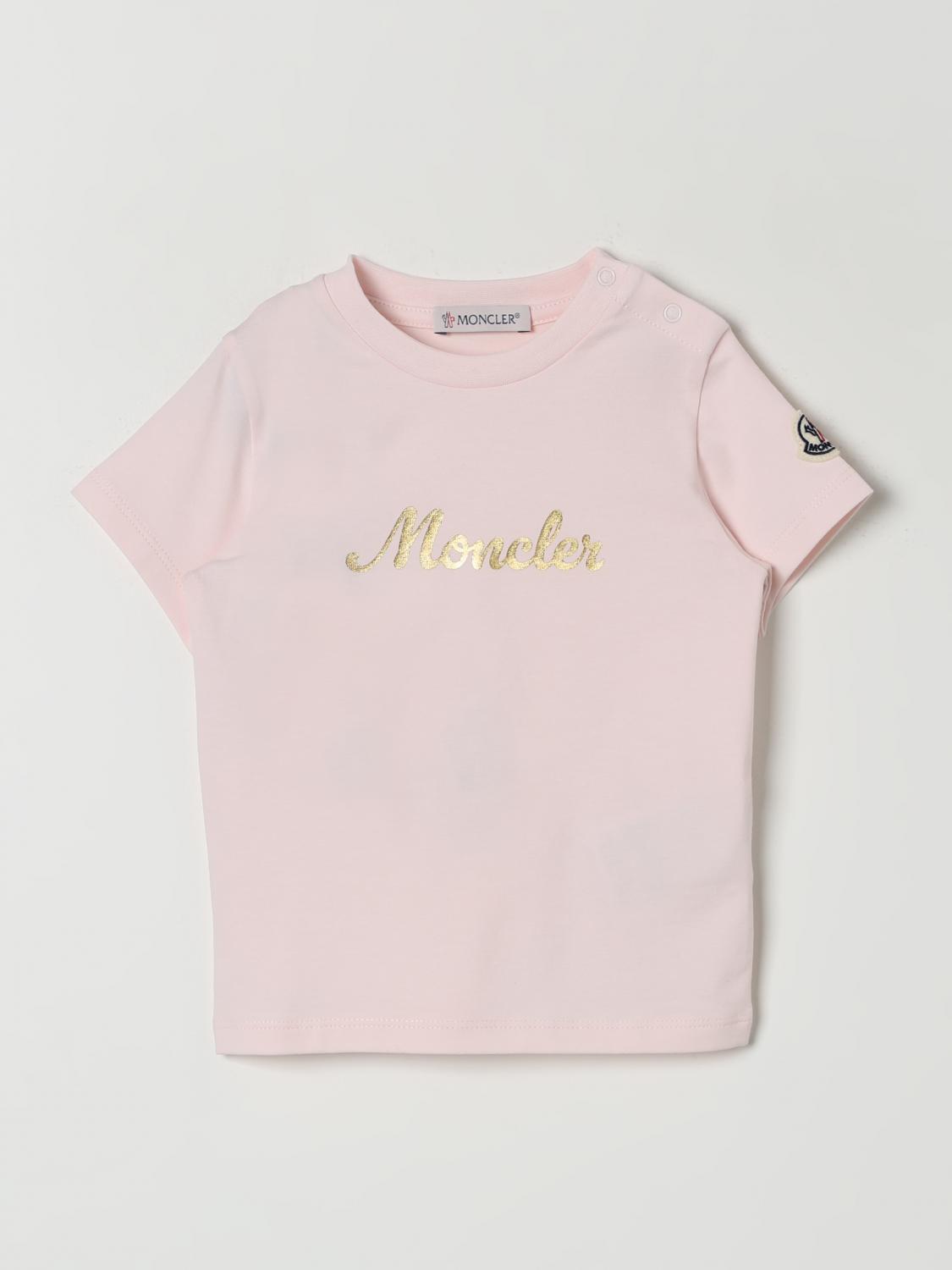 Moncler T-shirt Kids Color Pink In Pink