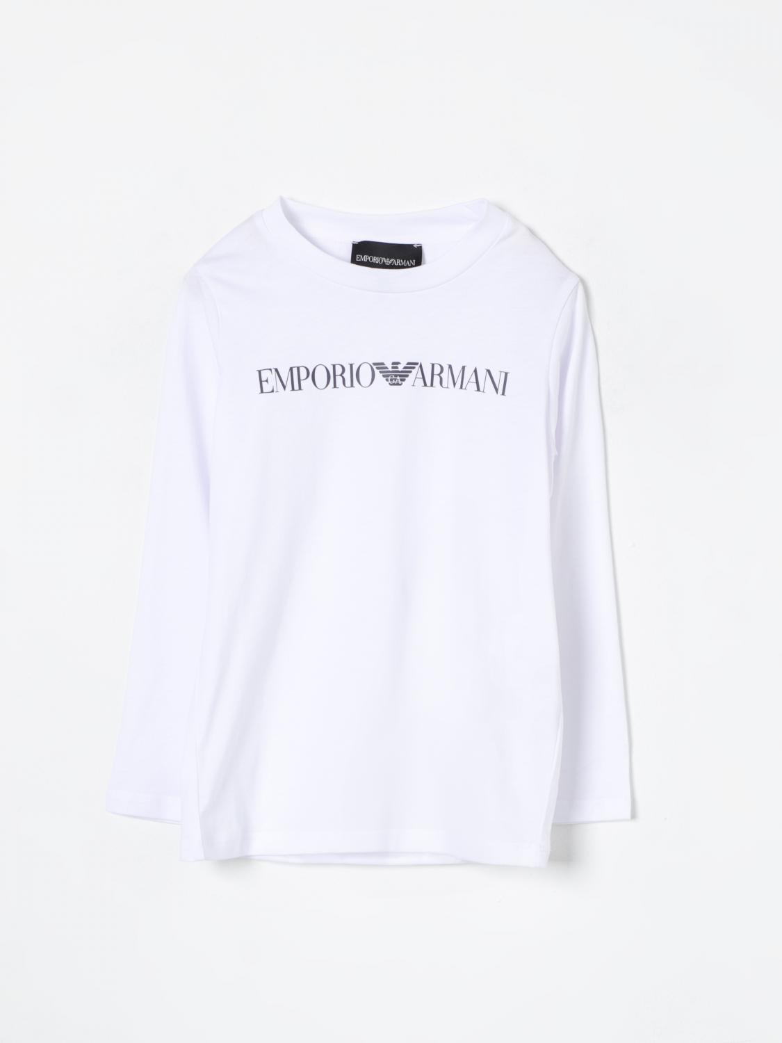 Shop Emporio Armani T-shirt  Kids Color White In 白色