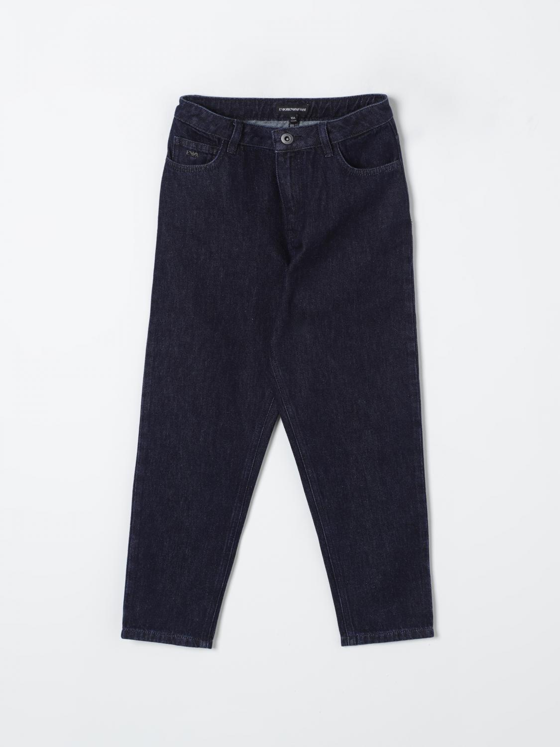 Shop Emporio Armani Jeans  Kids Color Denim