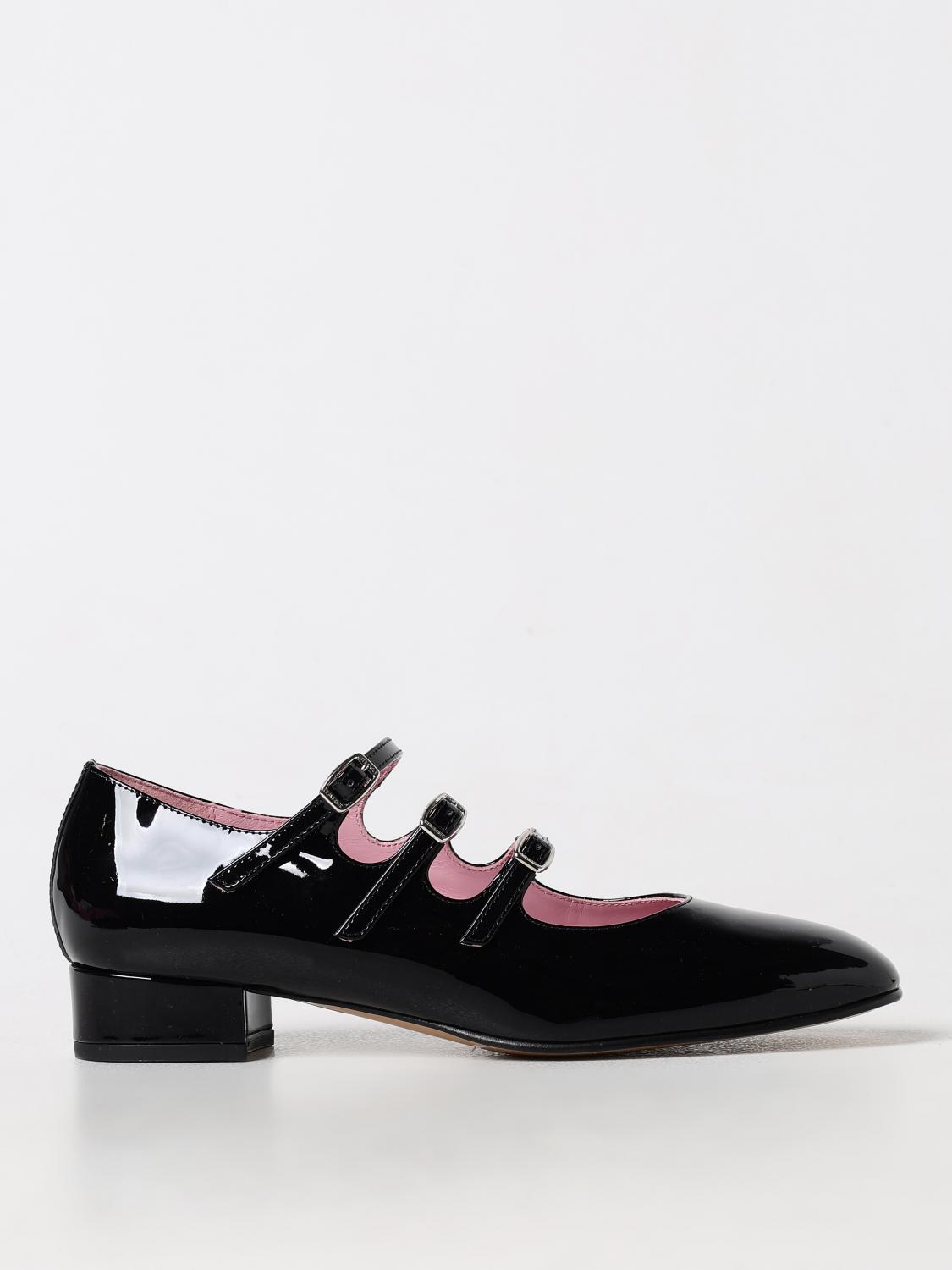 Shop Carel Paris Flat Shoes  Woman Color Black In Schwarz