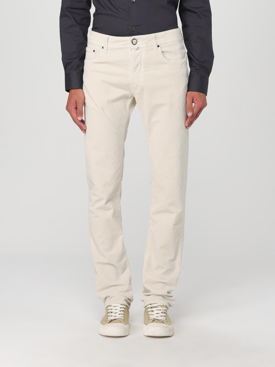 Shop Jacob Cohen Jeans  Men Color White In Weiss