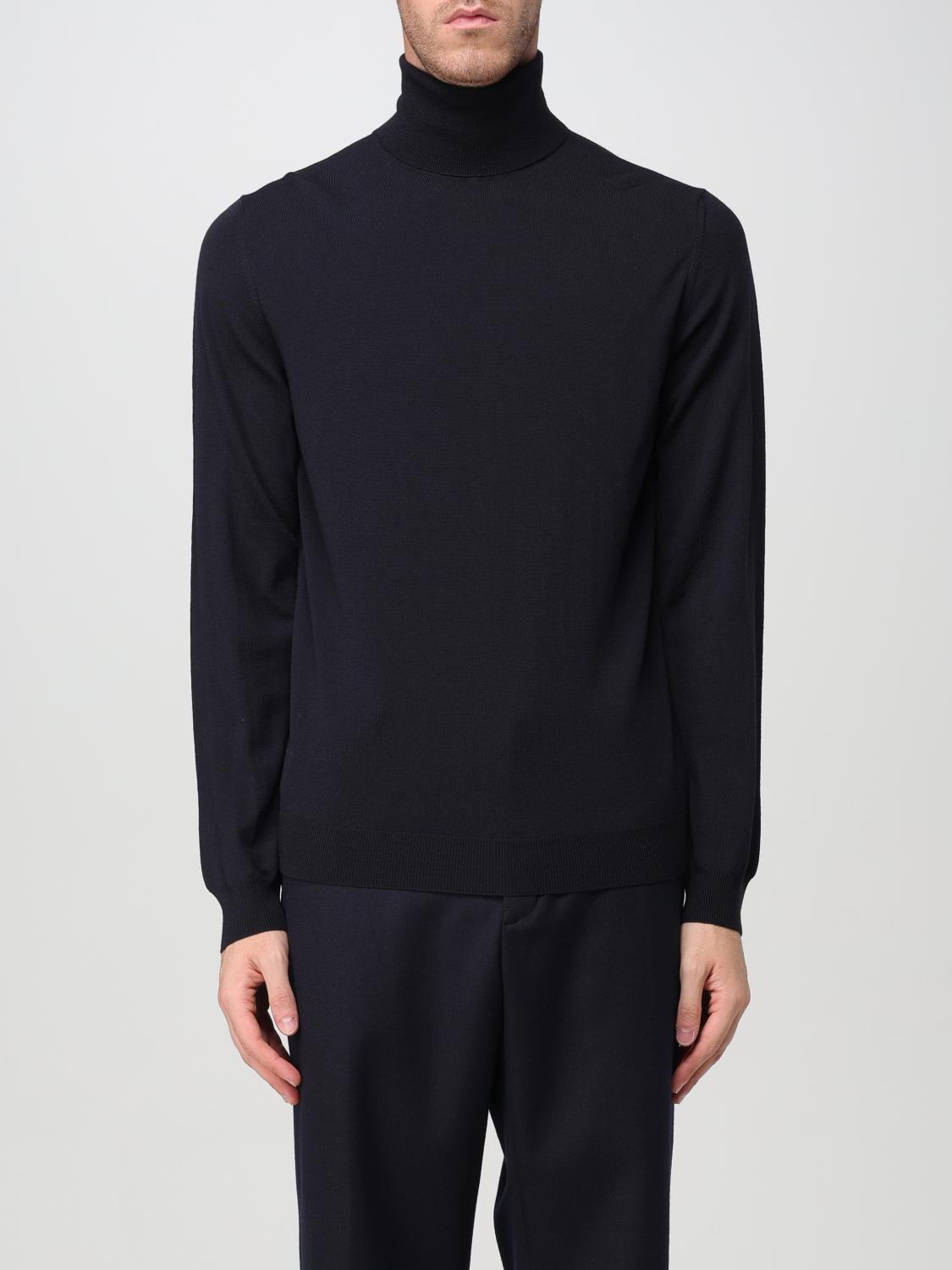 Shop Zanone Sweater  Men Color Blue In Blau