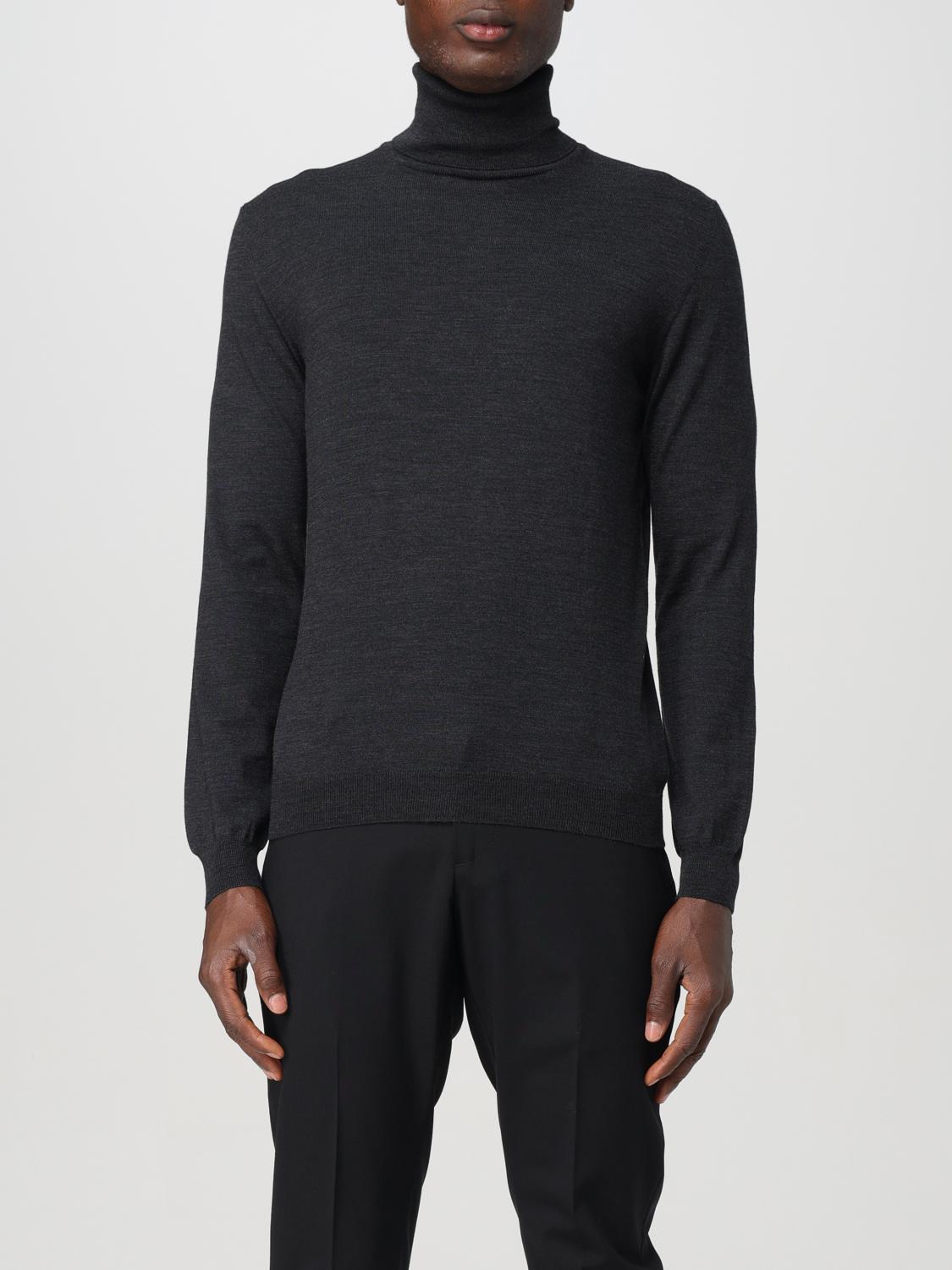 Zanone Herren Charcoal Sweater Men Color