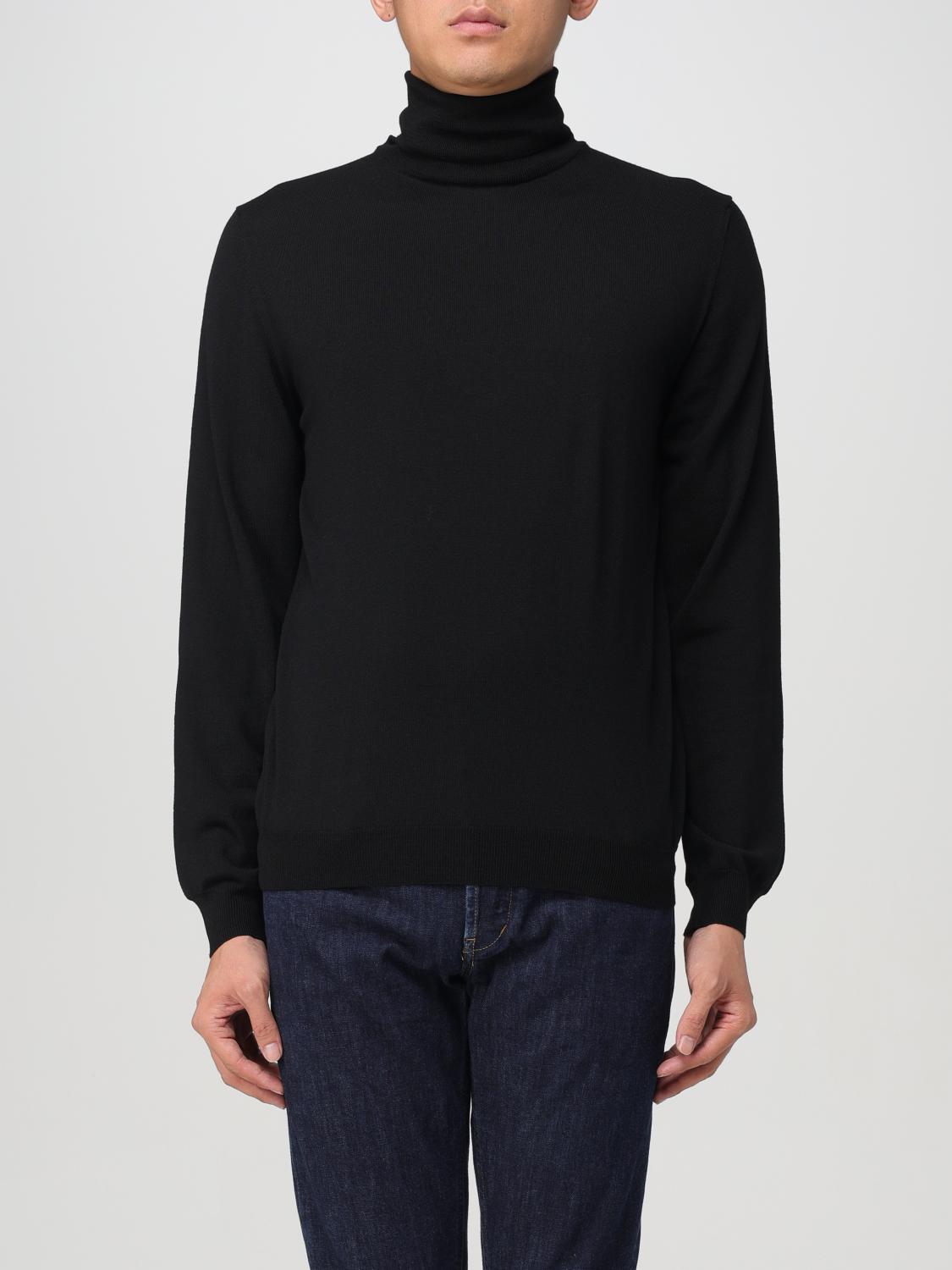 Shop Zanone Sweater  Men Color Black 1 In Schwarz 1